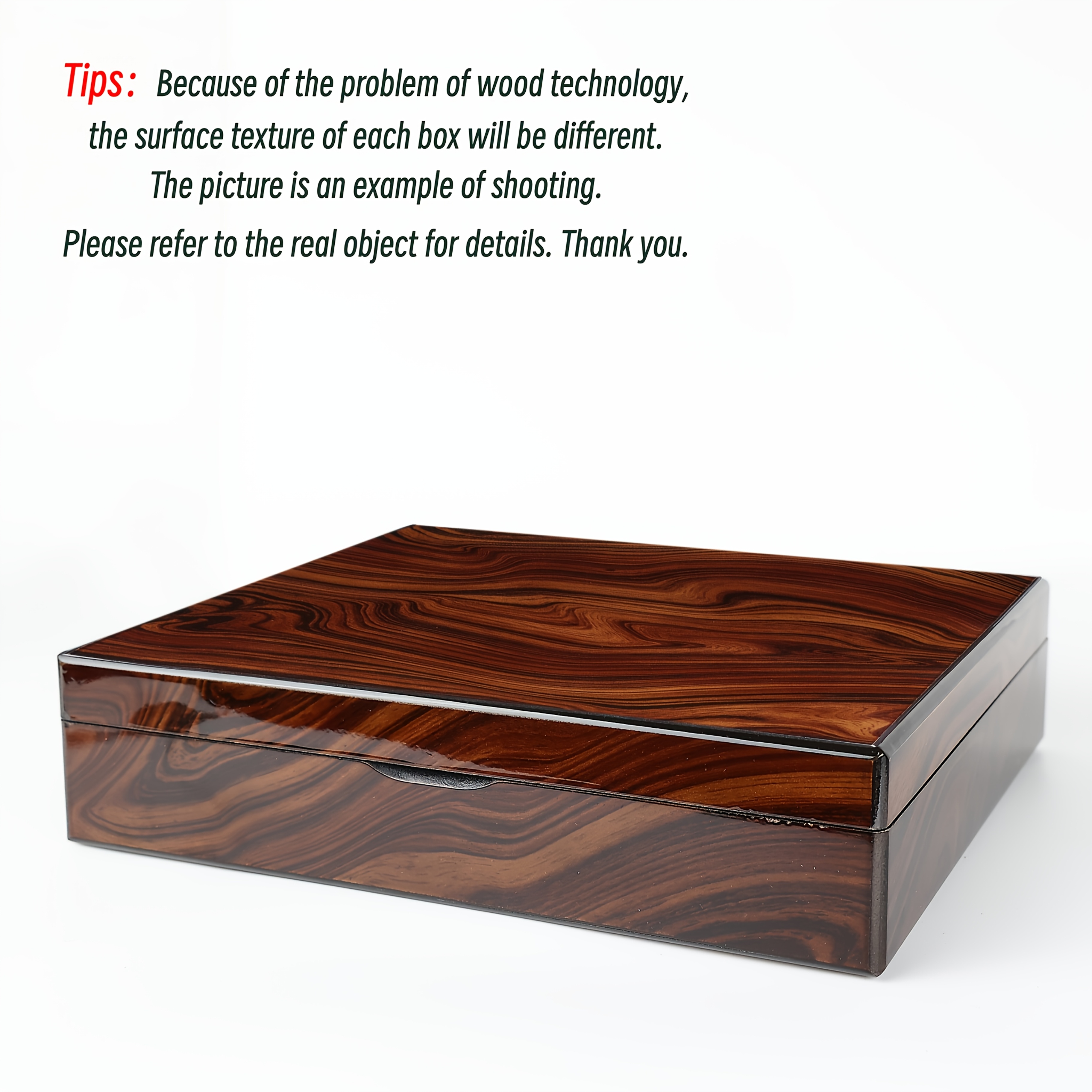 Vintage Jewelry Box with Wood Lid
